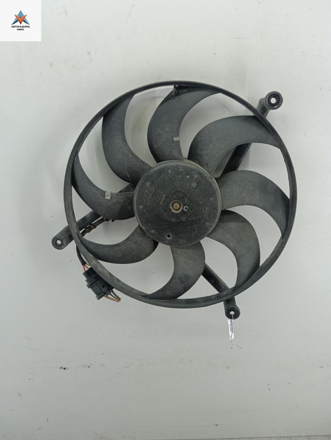 вентилятор радиатора SEAT Ibiza 3 поколение 2005, 1.4 л., бензин, МКПП, серый, хетчбэк 3 дв., 6Q0959955AE - фото №1