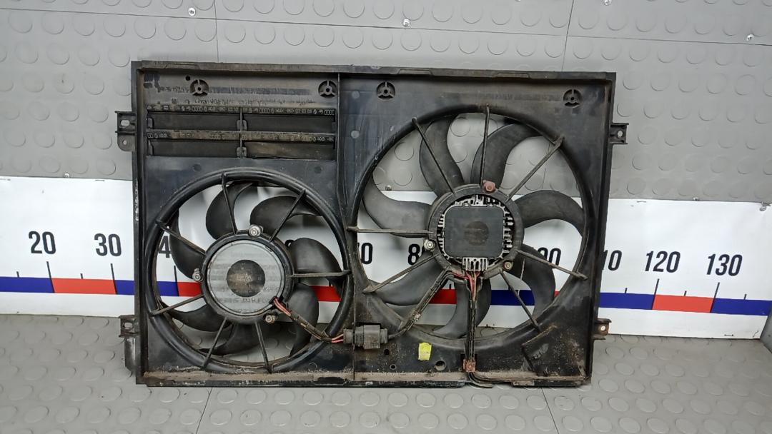 вентилятор радиатора Volkswagen Jetta 5 поколение 2008, 2.0 л., дизель, МКПП, седан, 1K0121205AD, 1K0959455FF, 1K0959455CT - фото №1