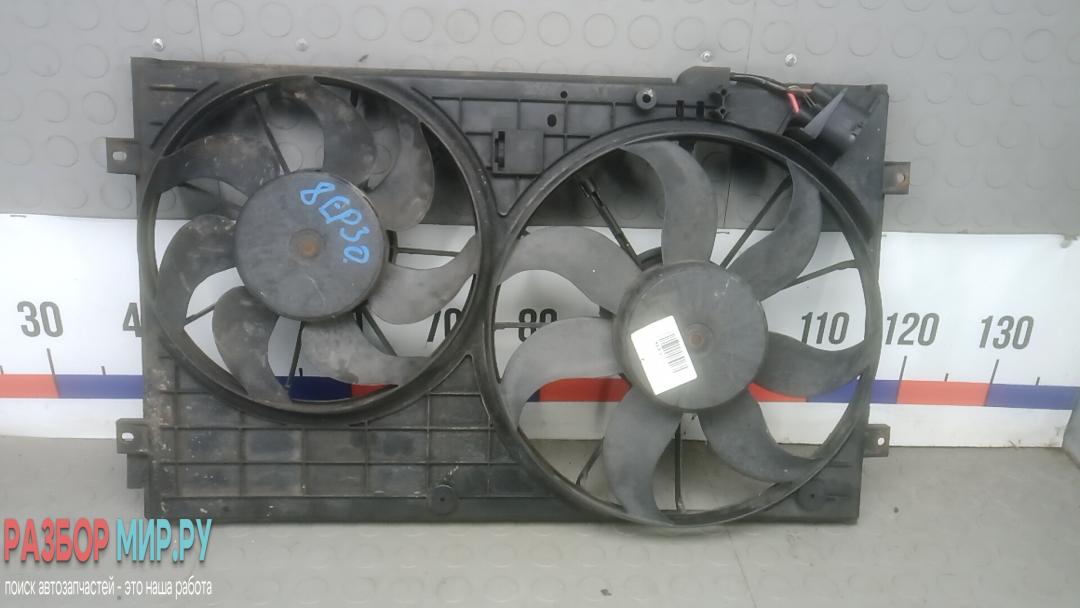 вентилятор радиатора Volkswagen Jetta 5 поколение 2008, 1.9 л., дизель, МКПП, седан, 1K0121207BB, 1K0959455N, 1K0959455DH - фото №1