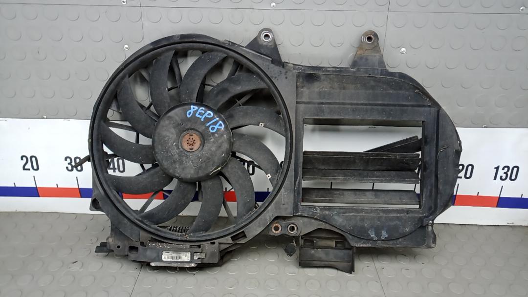 вентилятор радиатора Audi A4 B6 2003, 1.9 л., TDi PD, дизель, МКПП, седан, 8E0959455K, 8E0959501AD, 8E0121207E - фото №1