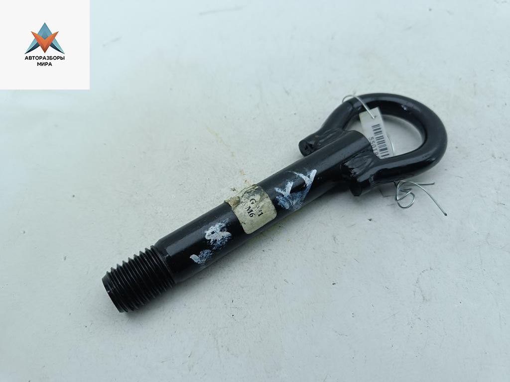 крюк буксировочный Dacia (Renault) Logan 2007, 1.6 л., бензин, МКПП, чёрный, универсал - фото №1