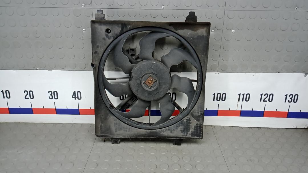 вентилятор радиатора Hyundai Santa Fe 2 поколение (CM) 2007, 2.2 л., дизель, МКПП, внедорожник 5 дв. - фото №1