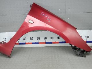 крыло переднее правое Peugeot 307 1 поколение [рестайлинг] 2007, 1.6 л., бензин, АКПП, универсал