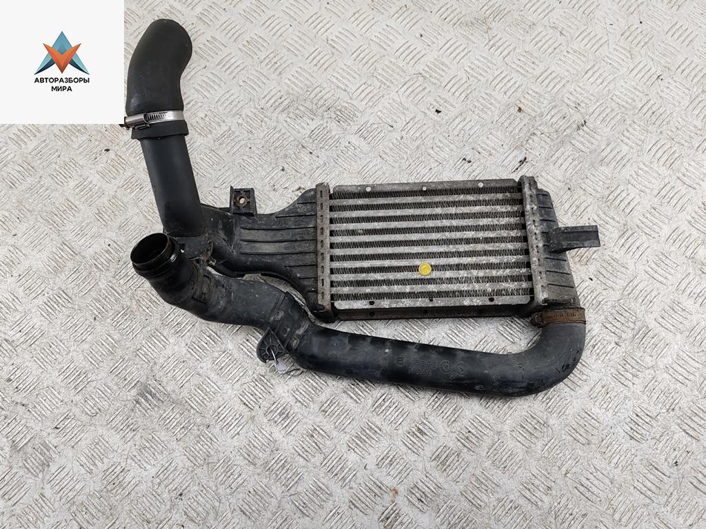 радиатор интеркулера Opel Zafira 1 поколение (A) 2000, 2.0 л., дизель, МКПП, чёрный, минивэн, 9129519 - фото №1