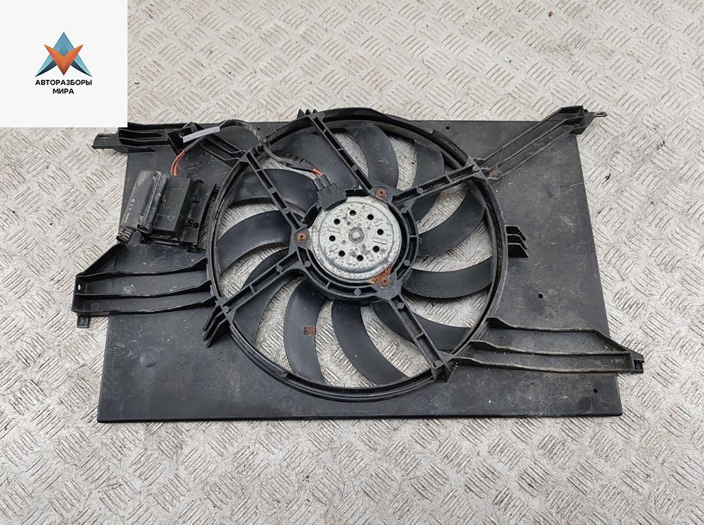 вентилятор радиатора Opel Vectra C 2004, 1.8 л., бензин, МКПП, синий, седан - фото №1