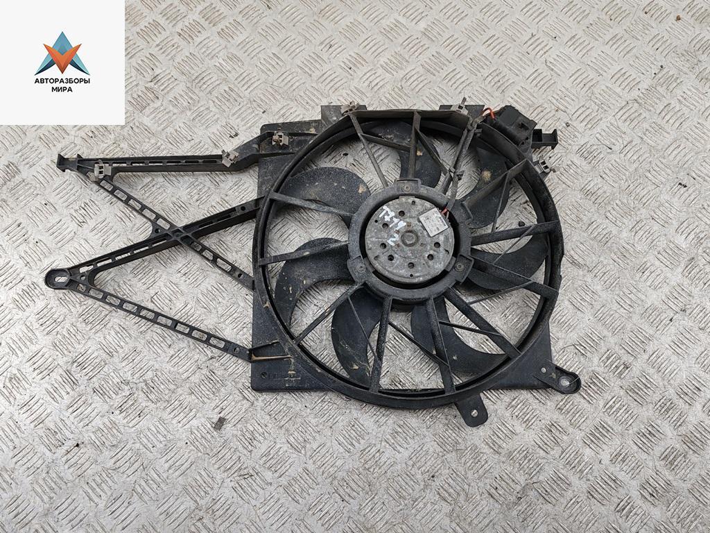 вентилятор радиатора Opel Astra G 2000, 1.6 л., бензин, МКПП, зелёный, хетчбэк 5 дв., 90572751 - фото №1