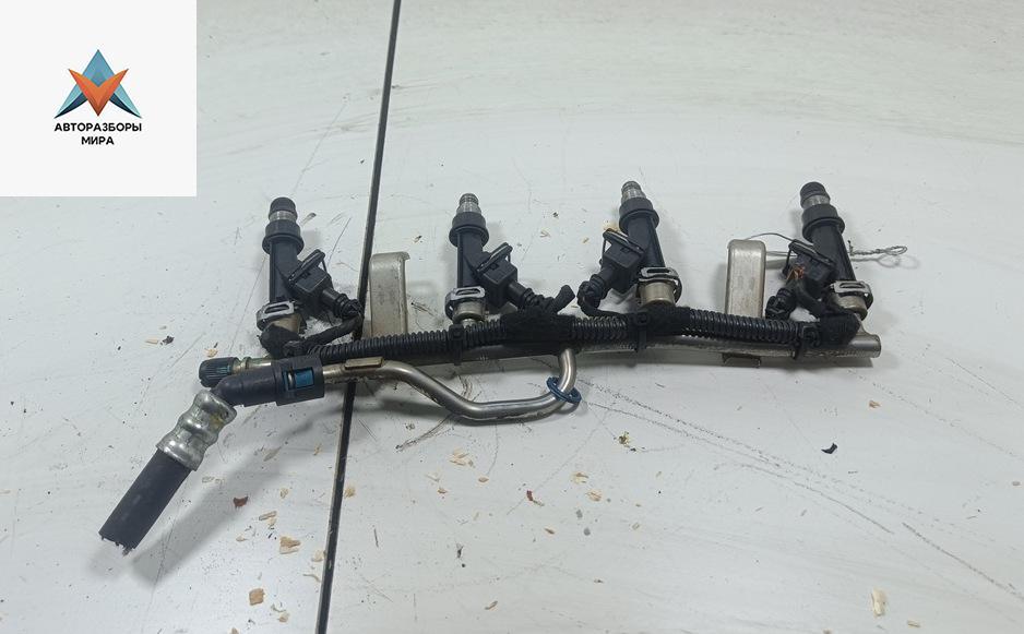 топливная рампа Opel Astra G 2003, 1.6 л., бензин, МКПП, серый, универсал - фото №1