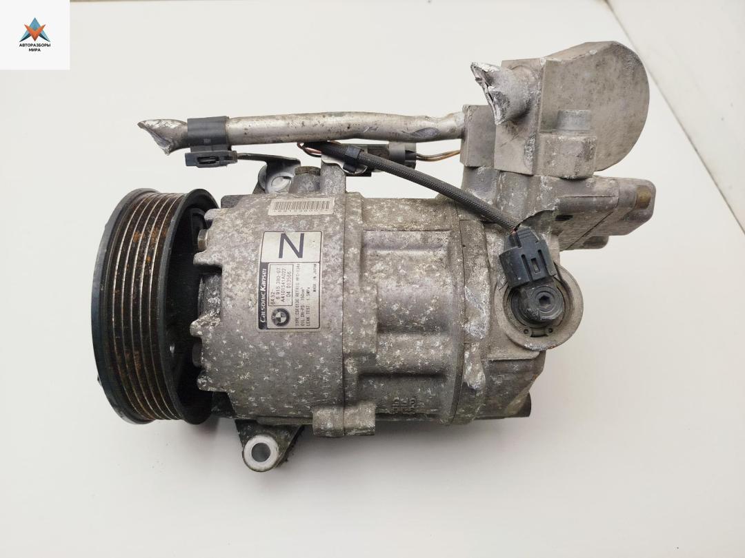 компрессор кондиционера BMW 1 серия E81/E82/E87/E88 2005, 1.6 л., бензин, 6915380 - фото №1