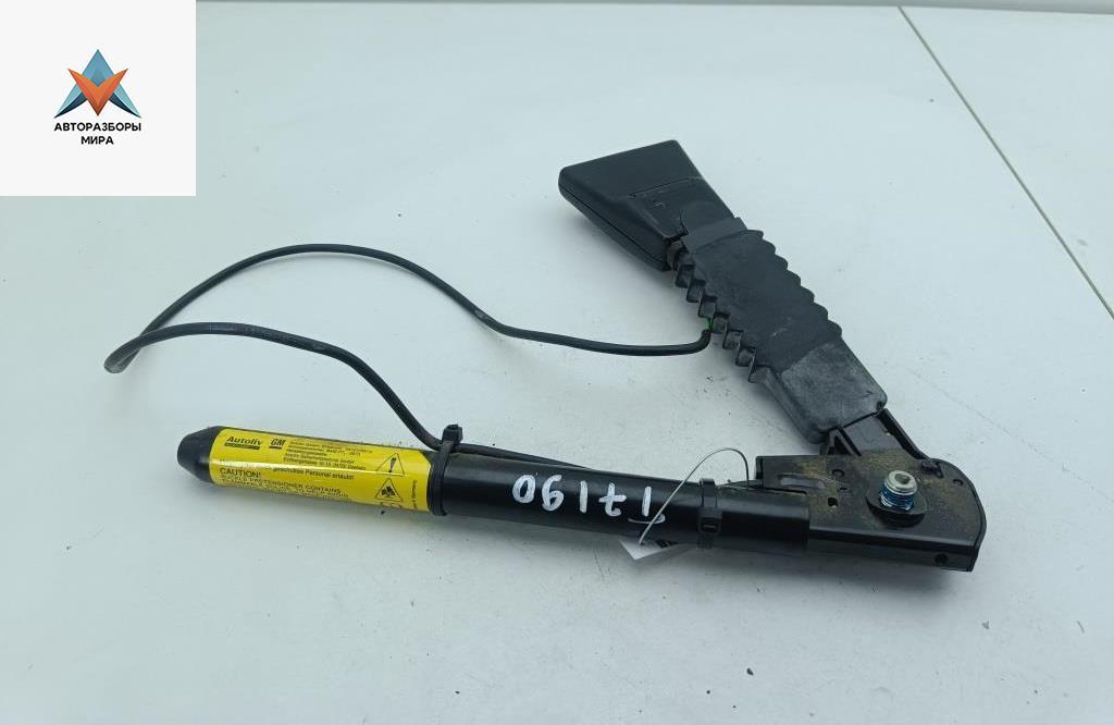 замок ремня безопасности Opel Zafira 1 поколение (A) 2002, 1.8 л., бензин, МКПП, серый, минивэн - фото №1