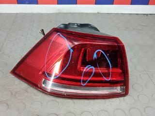 фонарь задний левый Volkswagen Golf 7 поколение 2013, 1.6 л., дизель, МКПП, хетчбэк 5 дв.