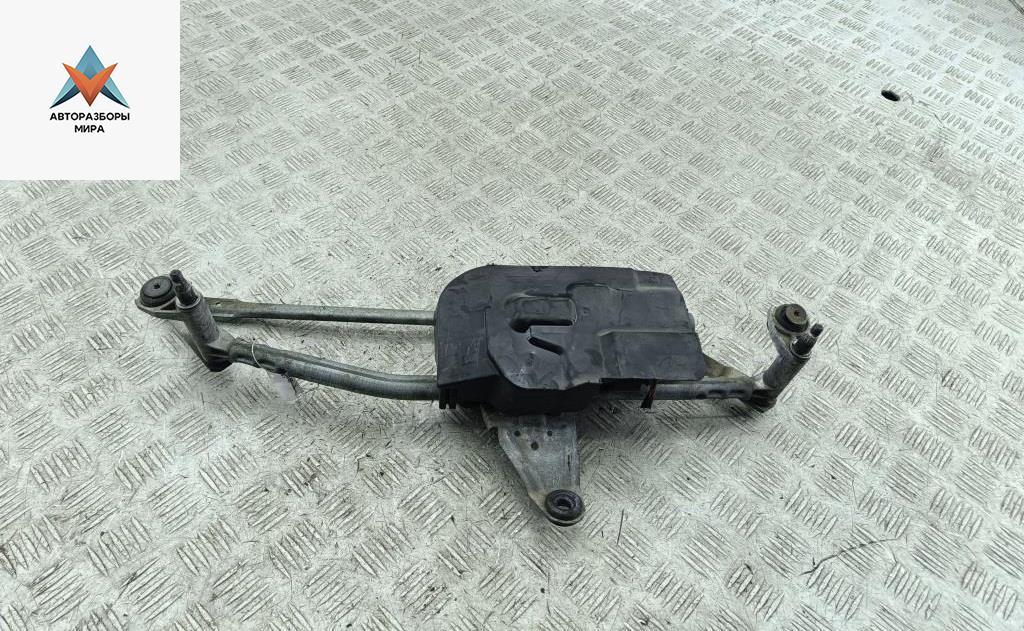 Механизм стеклоочистителя переднего (трапеция дворников) Volkswagen Passat B6 2006, 2.0 л., дизель, МКПП, серый, универсал - фото №1