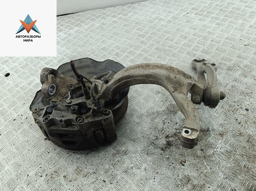 ступица передняя правая Audi A6 4F/C6 2005, 3.2 л., бензин, АКПП, чёрный, универсал - фото №1