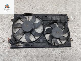 вентилятор радиатора Volkswagen Golf 5 поколение 2004, 1.4 л., бензин, МКПП, чёрный, хетчбэк 3 дв.