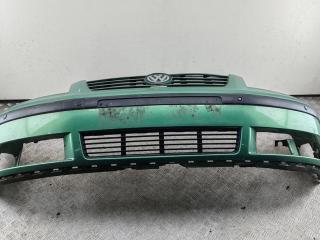 бампер передний Volkswagen Sharan 1 поколение [рестайлинг] 2001, дизель, зелёный, минивэн
