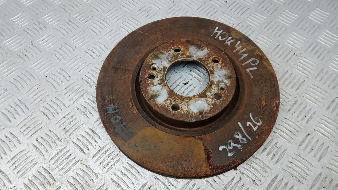 диск тормозной передний Kia Sportage 3 поколение 2010, 1.7 л., дизель, МКПП, внедорожник 5 дв., 517123K160 - фото №1