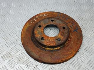 диск тормозной передний Mitsubishi Lancer 10 поколение 2010, 2.0 л., DiD, дизель, МКПП, хетчбэк 5 дв.