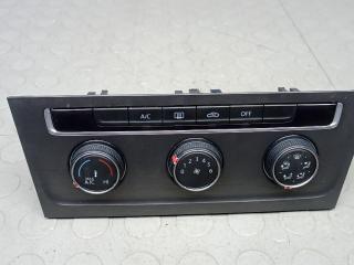 блок управления печки / климат-контроля Volkswagen Golf 7 поколение 2013, 1.6 л., дизель, МКПП, хетчбэк 5 дв.