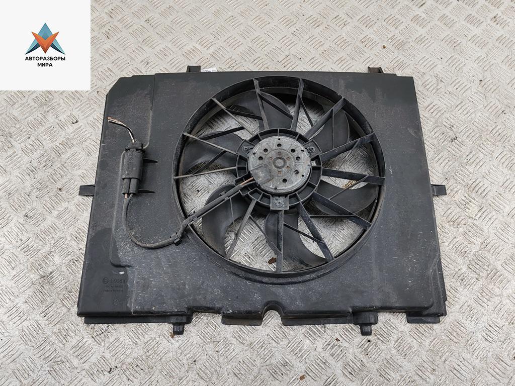 вентилятор радиатора Mercedes-Benz E-Класс W210/S210 1996, 2.0 л., бензин, МКПП, синий, седан - фото №1