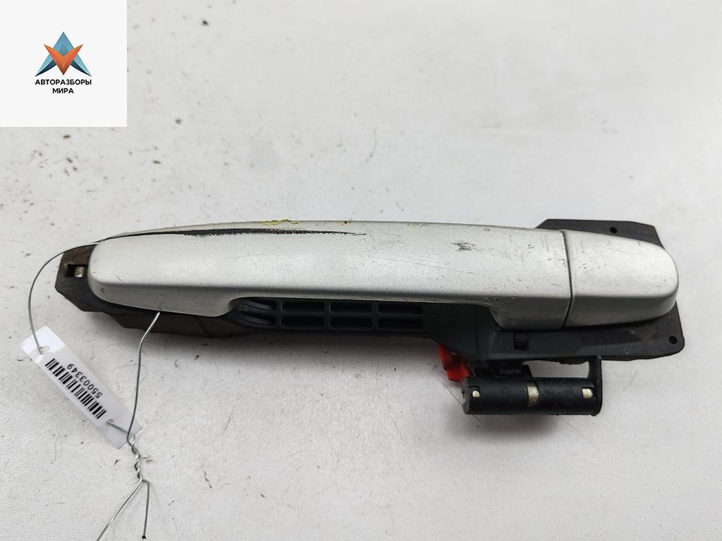 ручка наружная передняя правая Toyota Avensis 2 поколение (T250) 2004, 2.0 л., дизель, МКПП, серый, универсал - фото №1