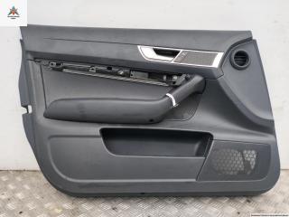 обшивка двери передняя левая Audi A6 4F/C6 2004, 2.4 л., бензин, АКПП, серый, седан, 4F1867105A