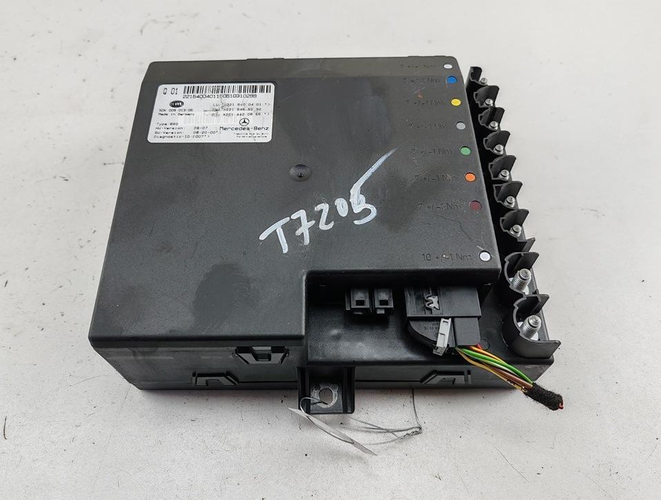 Блок управления BCM (Body Control Module) Mercedes-Benz S W221 2006, 4.7 л., бензин, АКПП, чёрный, седан, A2215400401, A2215458232, A2214420655