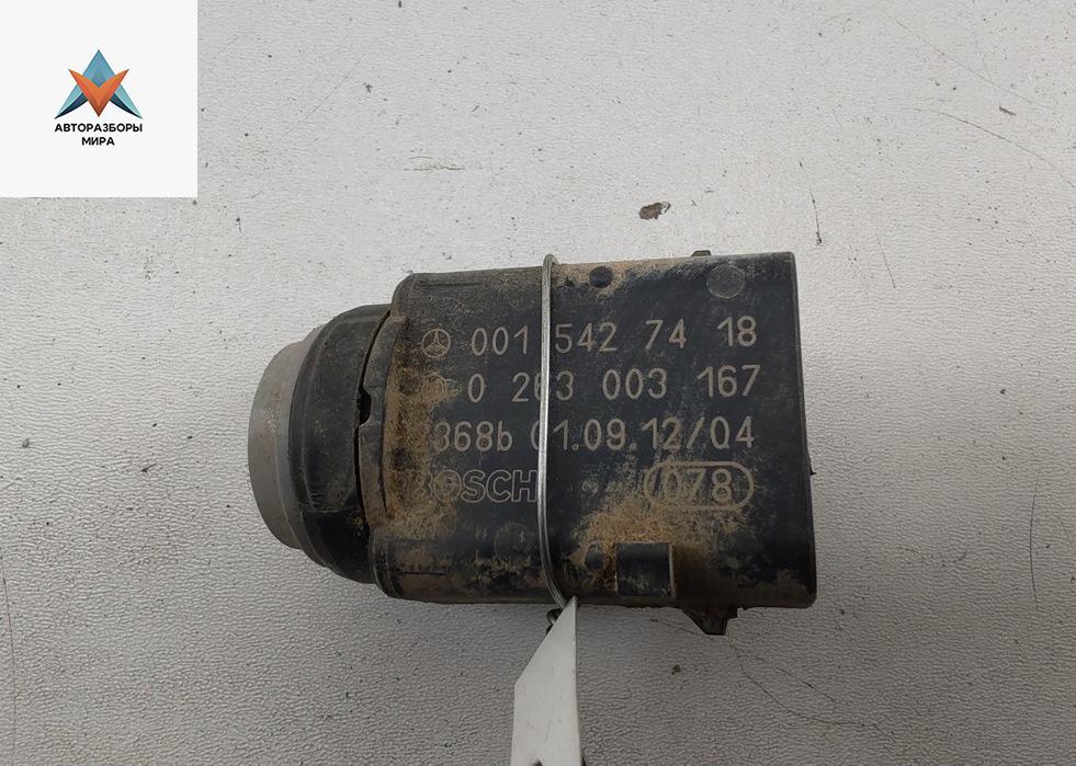 датчик парктроника Mercedes-Benz M-Class ML W163 2002, 2.7 л., дизель, АКПП, серый, внедорожник 5 дв., 0015427418 - фото №1