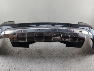 бампер задний Mercedes-Benz M-Class ML W164 2005, чёрный, внедорожник 5 дв.