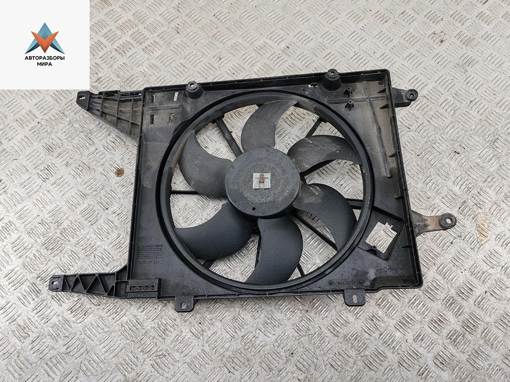 вентилятор радиатора Renault Scenic 1 поколение 1998, 1.6 л., бензин, МКПП, синий, минивэн, 7700433728 - фото №1