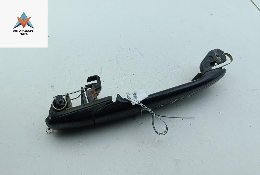 ручка наружная задняя левая Volkswagen Sharan 1 поколение 1999, 1.9 л., дизель, МКПП, зелёный, минивэн - фото №1