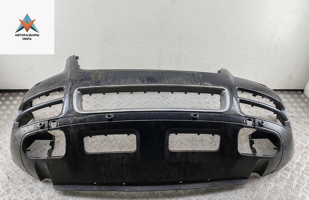 бампер передний Volkswagen Touareg 1 поколение 2004, дизель, чёрный, внедорожник 5 дв., 7L6807217R - фото №1