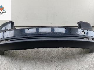 бампер задний Volkswagen Touran 1 поколение [рестайлинг] 2009, чёрный, минивэн