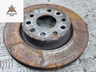 диск тормозной передний Volkswagen Golf 5 поколение 2005, 1.6 л., бензин, МКПП, красный, хетчбэк 5 дв.