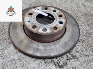 диск тормозной задний Volkswagen Touran 1 поколение 2003, 1.6 л., бензин, МКПП, серый, минивэн