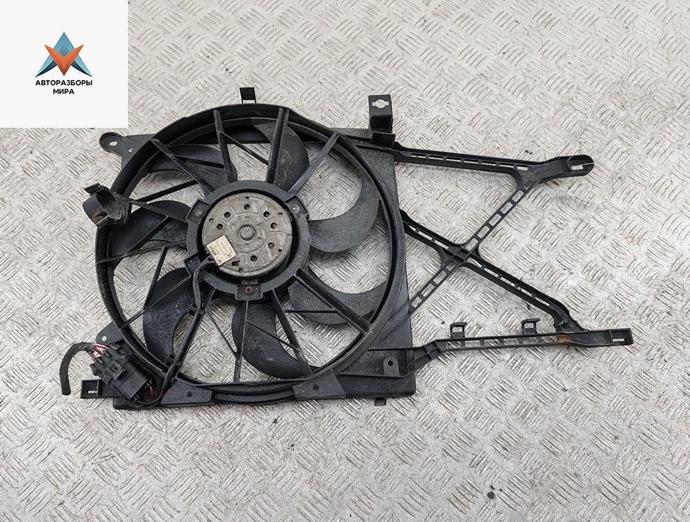 вентилятор радиатора Opel Zafira 2 поколение (B) 2006, 1.6 л., бензин, МКПП, серый, минивэн, 13205947 - фото №1