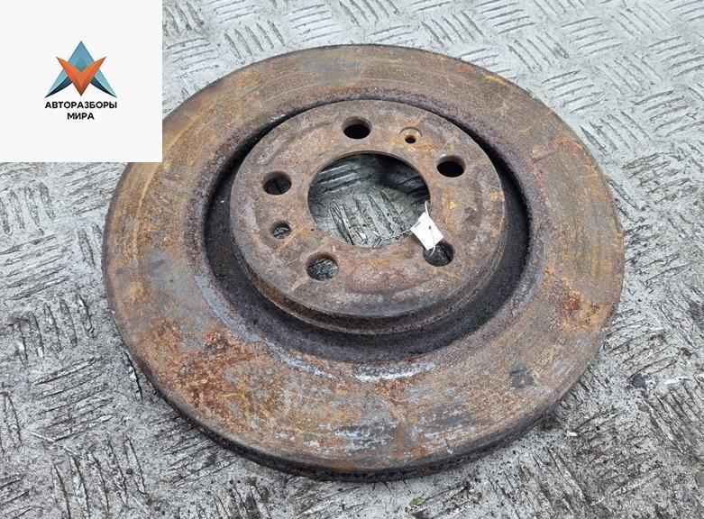 диск тормозной передний Volkswagen Bora 1 поколение 1999, 2.0 л., бензин, МКПП, чёрный, универсал, 280D - фото №1