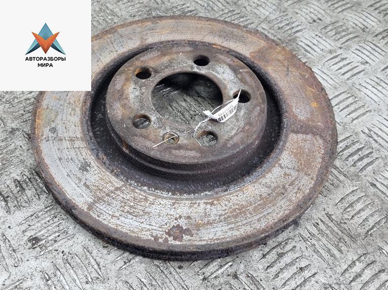 диск тормозной передний Volkswagen Golf 4 поколение 2002, 1.9 л., дизель, МКПП, чёрный, универсал, 280D - фото №1