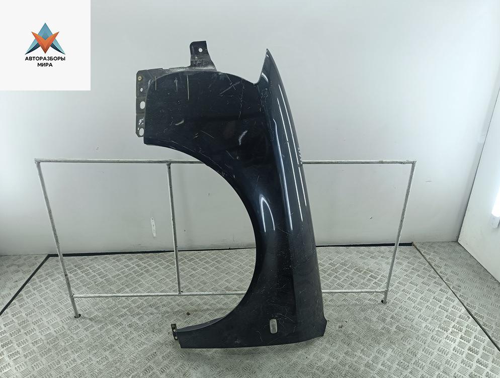 крыло переднее левое Audi A6 4B/C5 1999, 2.4 л., бензин, АКПП, чёрный, универсал - фото №1