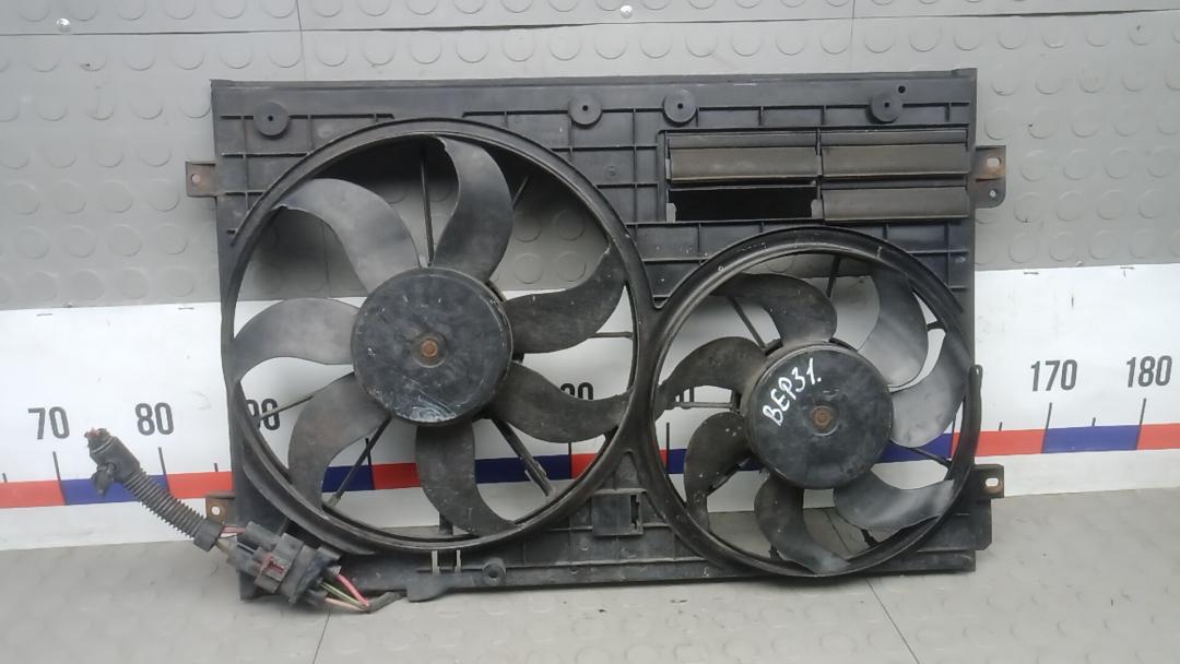 вентилятор радиатора Volkswagen Golf 6 поколение 2009, 2.0 л., дизель, МКПП, хетчбэк 5 дв., 1K0959455ES, 1K0121205AD, 1K0959455FF - фото №1