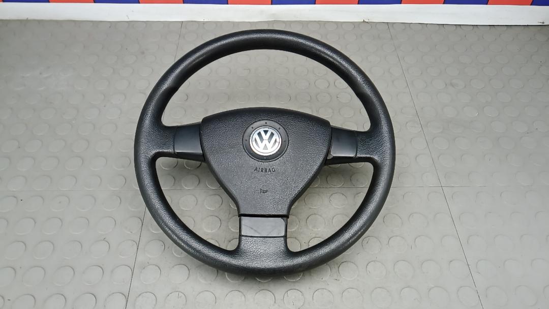 руль Volkswagen Golf Plus 1 поколение 2007, 1.9 л., дизель, МКПП, хетчбэк 5 дв. - фото №1