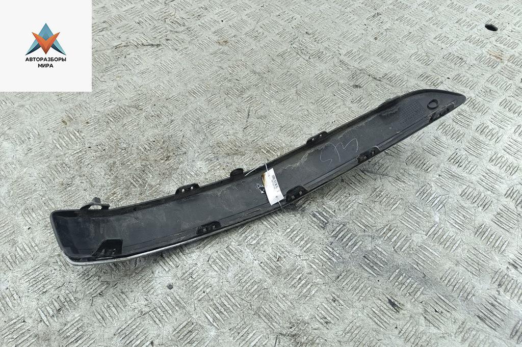 молдинг заднего бампера Peugeot 407 1 поколение 2005, 2.0 л., дизель, АКПП, серый, универсал, 9647545277 - фото №1