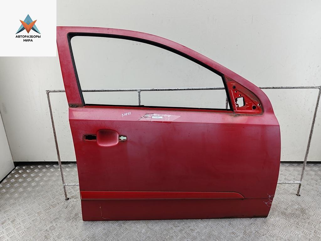 дверь сдвижная Opel Astra H 2004, красный, хетчбэк 5 дв. - фото №1