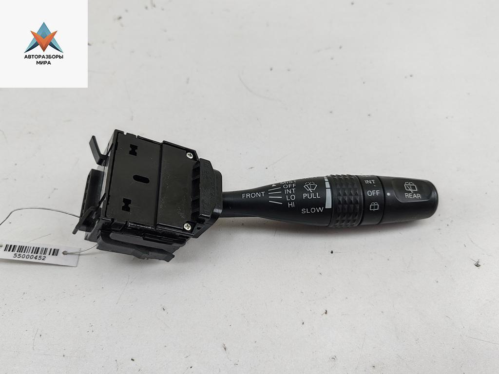 переключатель дворников Mitsubishi Outlander 1 поколение 2006, 2.0 л., бензин, МКПП, чёрный, внедорожник 5 дв., 17D714 - фото №1