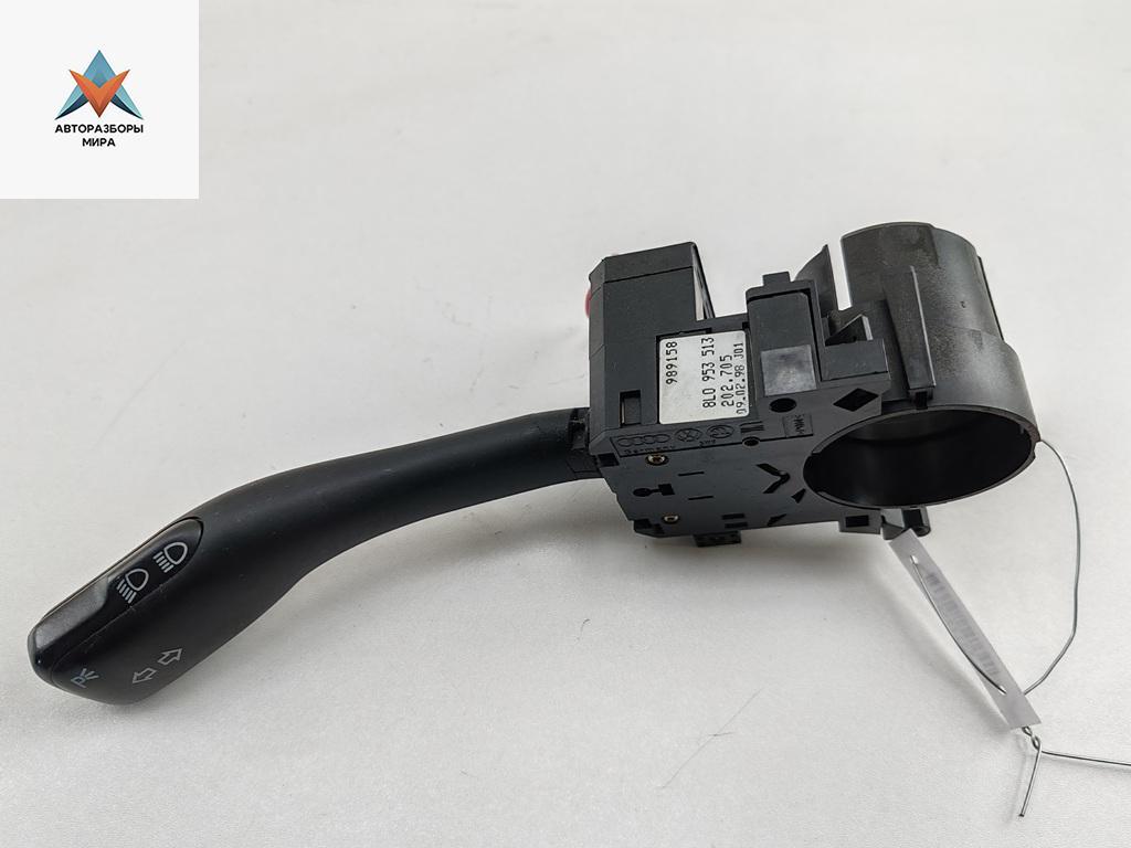 переключатель поворотов Volkswagen Passat B5 1998, 1.8 л., бензин, МКПП, зелёный, универсал, 8L0953513 - фото №1