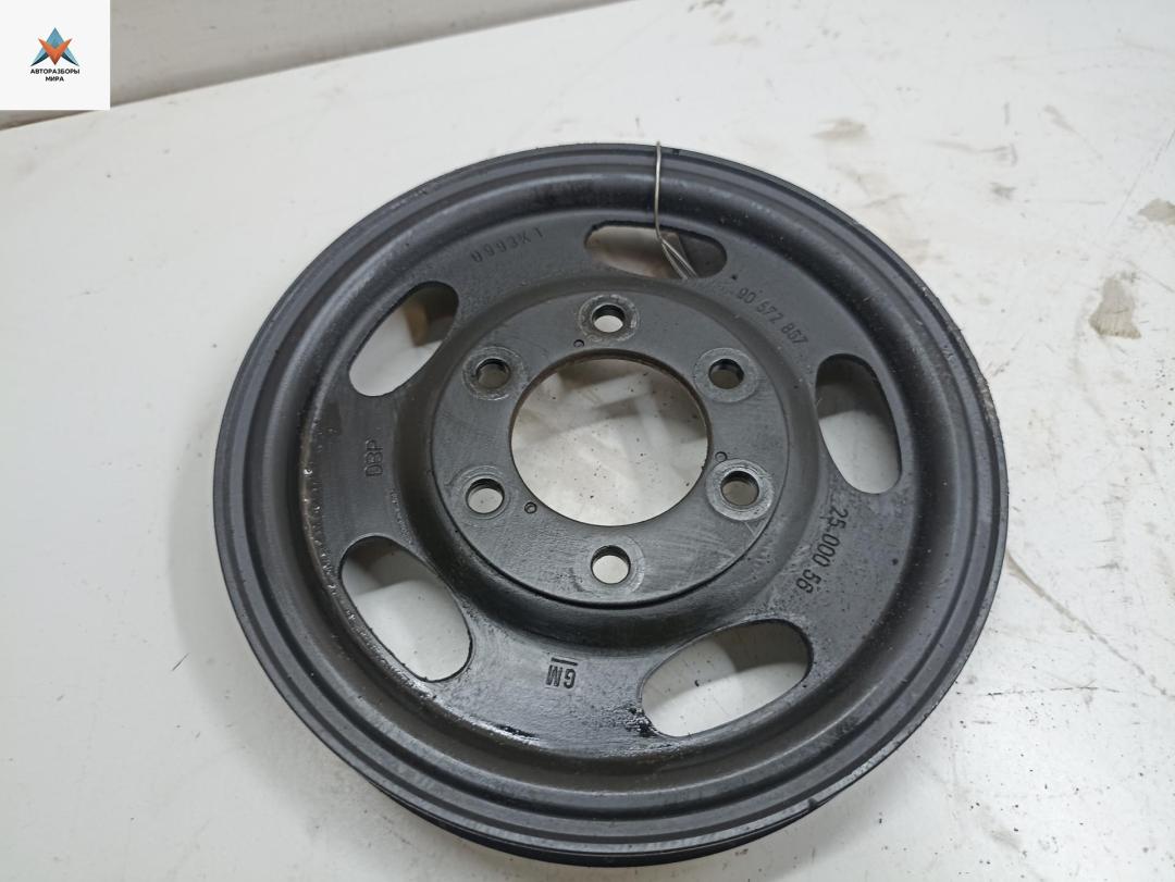 шкив коленвала Opel Corsa D 2009, 1.2 л., бензин, МКПП, чёрный, хетчбэк 5 дв., 90572867 - фото №1