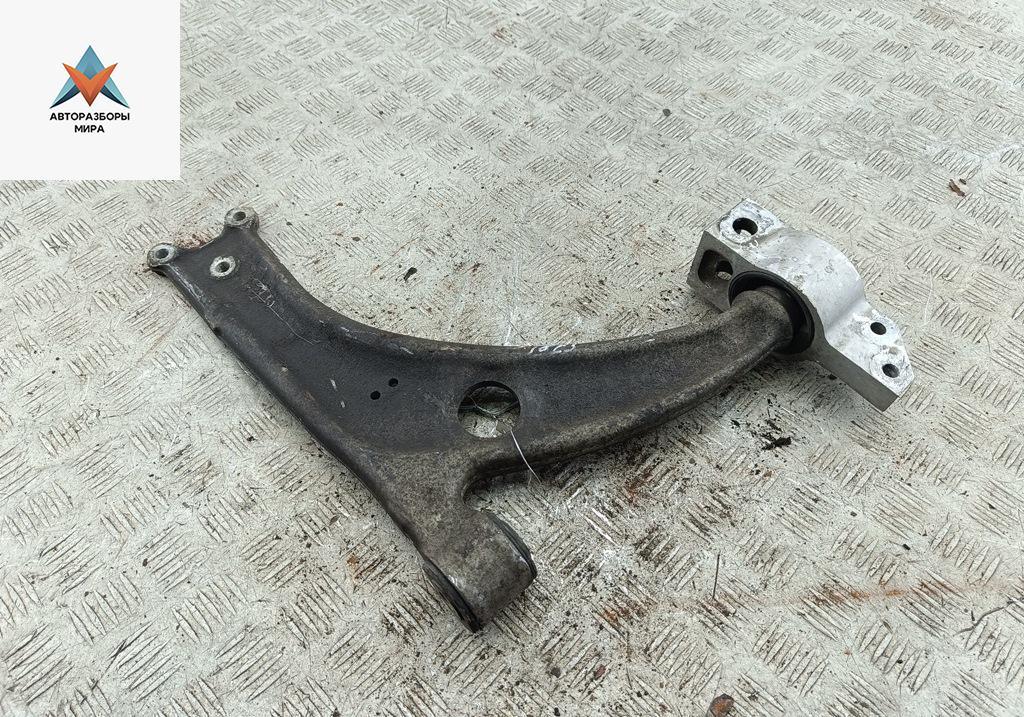 рычаг передний правый Volkswagen Passat B6 2007, 2.0 л., бензин, МКПП, синий, универсал - фото №1