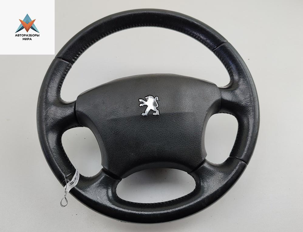 руль Peugeot 407 1 поколение 2005, 2.0 л., дизель, АКПП, серый, универсал - фото №1