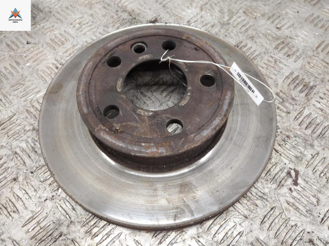 диск тормозной передний Volkswagen Transporter T4 1992, 2.4 л., дизель, МКПП, красный, микроавтобус - фото №1