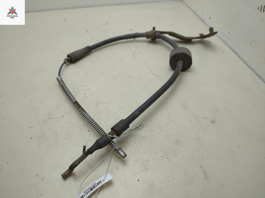 трос ручника Volkswagen Transporter T4 1992, 2.4 л., дизель, МКПП, красный, микроавтобус - фото №1