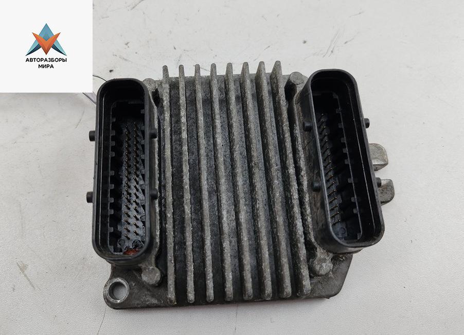 ЭБУ Opel Astra G 2000, 1.6 л., бензин, МКПП, серый, хетчбэк 5 дв. - фото №1