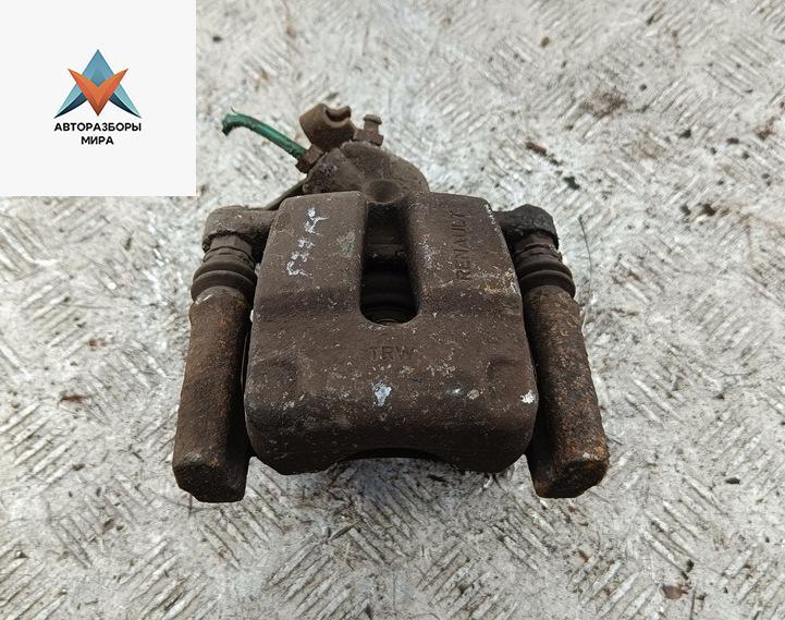 суппорт задний левый Renault Scenic 2 поколение 2004, 1.6 л., бензин, МКПП, серый, минивэн - фото №1